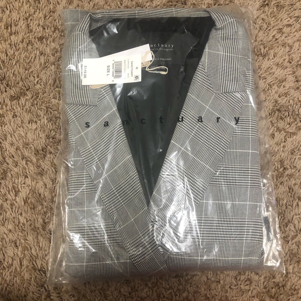 The Boss Lady Oxford Plaid Jacket - Picture 5 of 6